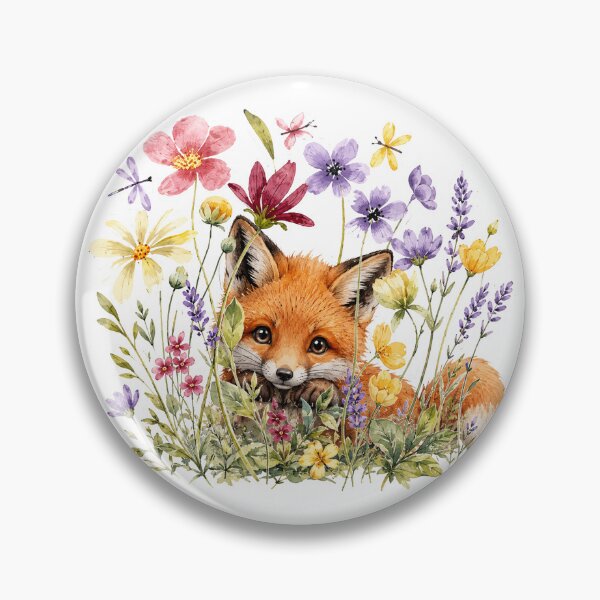 Item preview, Wild Forest Fox Art Nature Woodland Design designed and sold by QuiteOrbit.