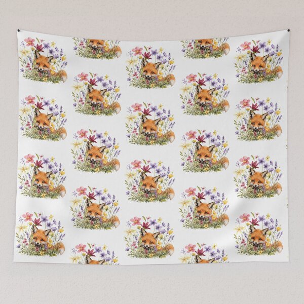 Item preview, Wild Forest Fox Art Nature Woodland Design designed and sold by QuiteOrbit.
