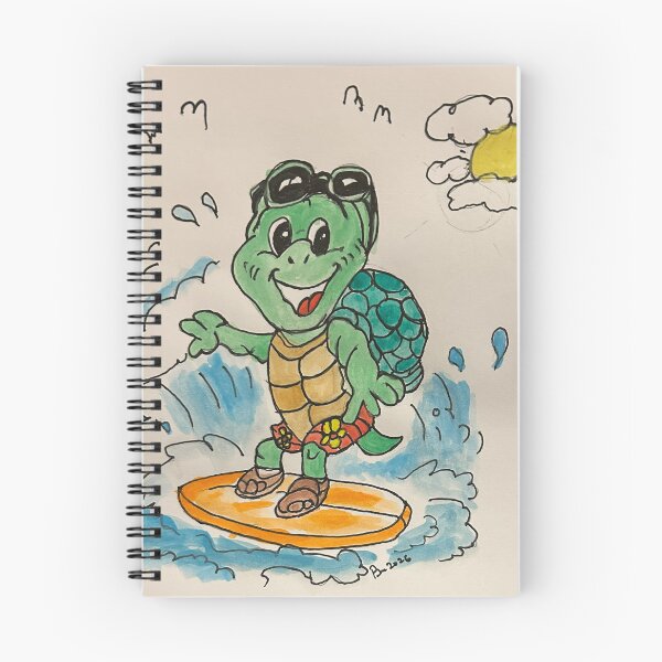 Item preview, Surfing Turtle  designed and sold by Cartoonist Brian.