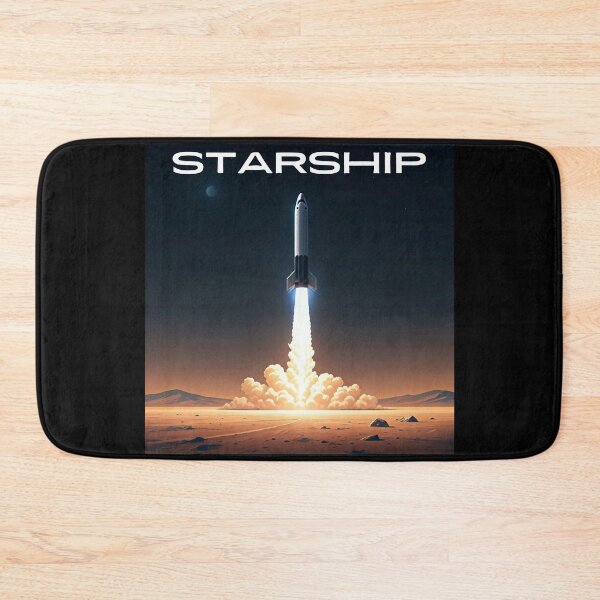 Item preview, SpaceX Starship Rocket Launch | Mars Mission Space Exploration Design designed and sold by TEEJAMBOREE.