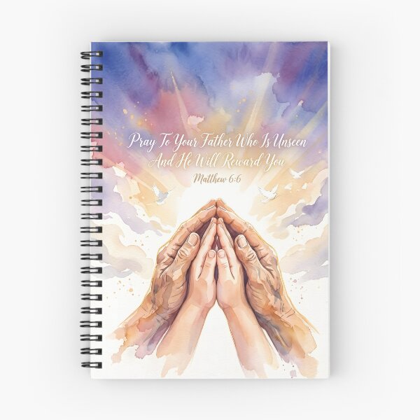 Item preview, Pray To Your Father Matthew 6:6 Watercolor designed and sold by RRRShop.