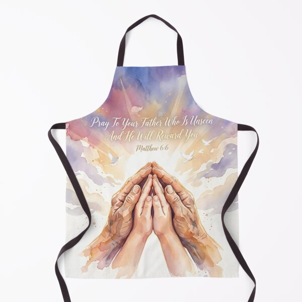 Item preview, Pray To Your Father Matthew 6:6 Watercolor designed and sold by RRRShop.