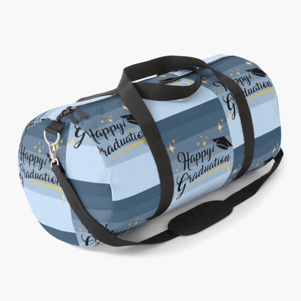 Item preview, Elegant Blue Gradient Happy Graduation Template with Gold Stars designed and sold by VibranPalette.