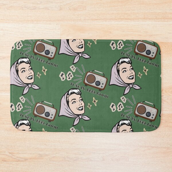 Item preview, Tune In, Feel Good — Retro Radio Lady designed and sold by Miho9999.