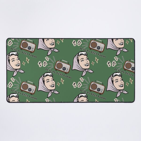 Item preview, Tune In, Feel Good — Retro Radio Lady designed and sold by Miho9999.