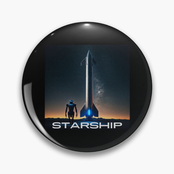 Item preview, SpaceX Starship Rocket Launch | Mars Mission Space Exploration Design designed and sold by TEEJAMBOREE.