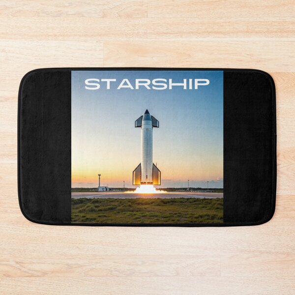 Item preview, SpaceX Starship Rocket Launch | Mars Mission Space Exploration Design designed and sold by TEEJAMBOREE.
