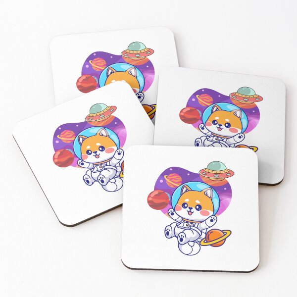 Item preview, Cute Shiba Inu Astronaut Space Adventure designed and sold by yuki-hana.