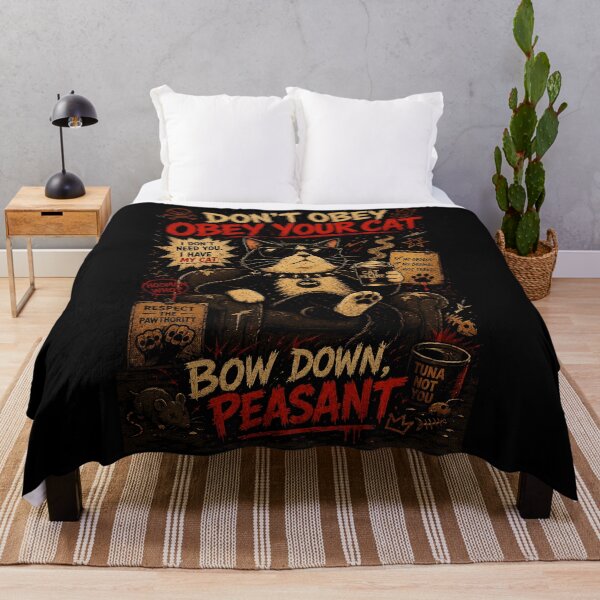 Item preview, Funny Cat Boss Attitude Poster with Rebel Pet Humor designed and sold by Modaozushi216.