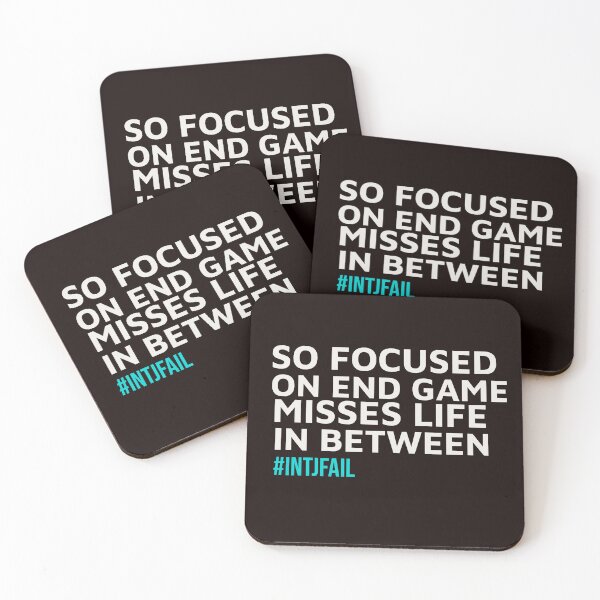 Item preview, INTJ SO FOCUSED ON END GAME MISSES LIFE IN BETWEEN #LIFEFAIL | MBTI LIFE FAILS SERIES — INTJ PERSONALITY EDITION designed and sold by WitLounge.