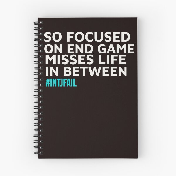 Item preview, INTJ SO FOCUSED ON END GAME MISSES LIFE IN BETWEEN #LIFEFAIL | MBTI LIFE FAILS SERIES — INTJ PERSONALITY EDITION designed and sold by WitLounge.