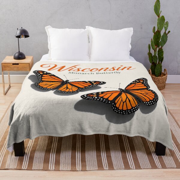 Item preview, Wisconsin Monarch Butterfly – State Butterfly Art Print designed and sold by The-Drip-Studio.