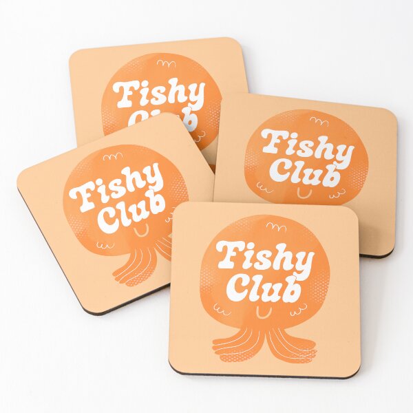 Item preview, Fishy Club Badge designed and sold by yellowflowerhut.