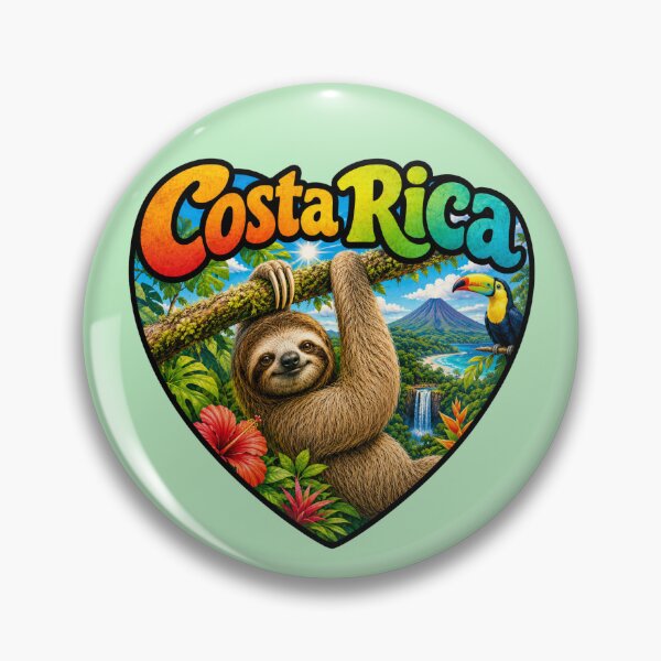 Item preview, Costa Rica - Sloth Paradise designed and sold by Myra365Art.