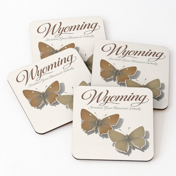 Item preview, Wyoming Sheridan’s Green Hairstreak Butterfly – State Art designed and sold by The-Drip-Studio.