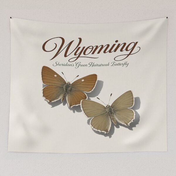 Item preview, Wyoming Sheridan’s Green Hairstreak Butterfly – State Art designed and sold by The-Drip-Studio.