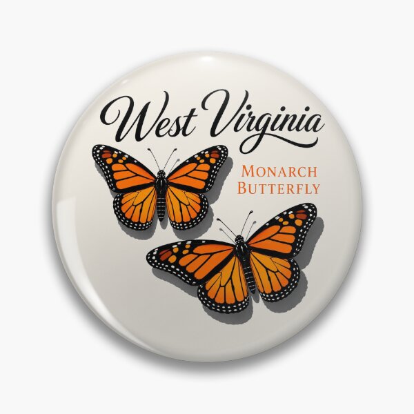 Item preview, West Virginia Monarch Butterfly – State Butterfly Art Print designed and sold by The-Drip-Studio.