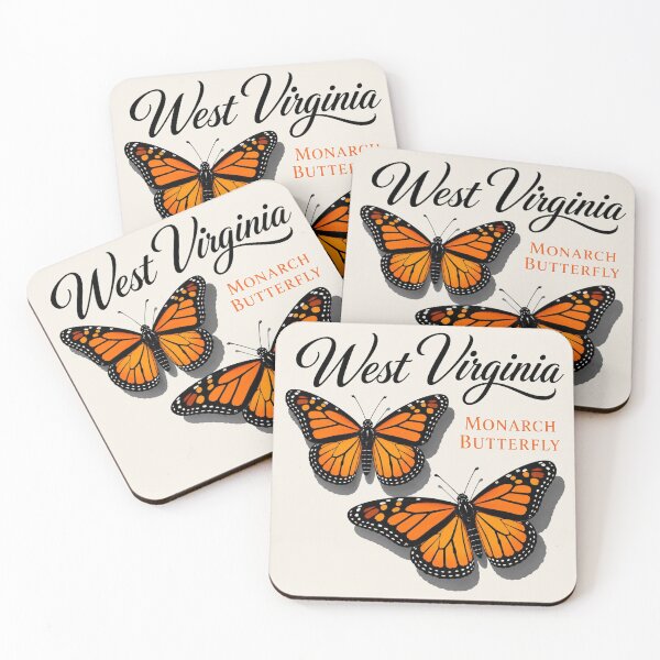 Item preview, West Virginia Monarch Butterfly – State Butterfly Art Print designed and sold by The-Drip-Studio.