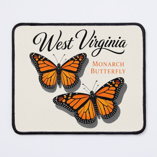 Item preview, West Virginia Monarch Butterfly – State Butterfly Art Print designed and sold by The-Drip-Studio.