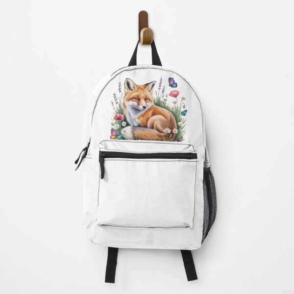 Item preview, Woodland Fox Floral designed and sold by QuiteOrbit.