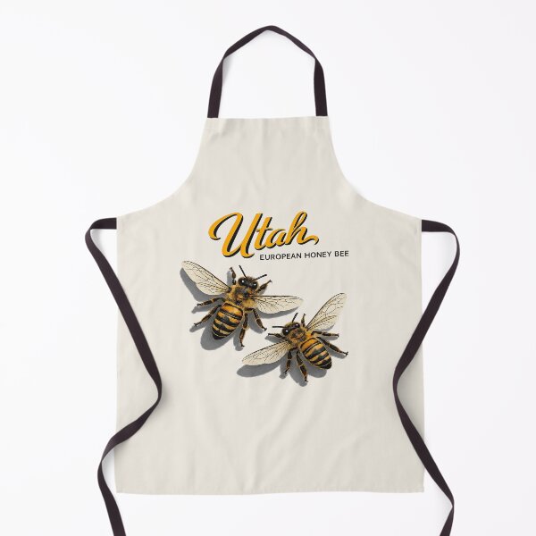 Item preview, Utah European Honey Bee – State Insect Art Print designed and sold by The-Drip-Studio.
