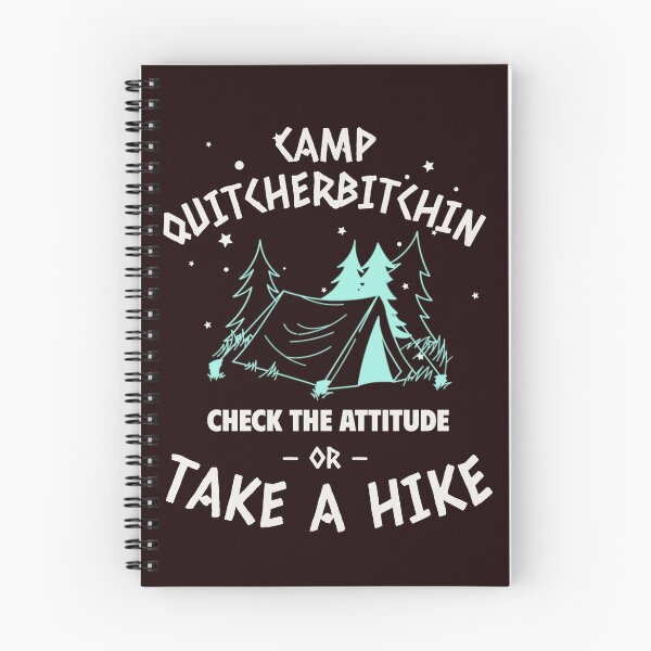 Item preview, CAMP QUITCHERBITCHIN | CHECK THE ATTITUDE  | TRAIL HUMOR SERIES — NO DRAMA EDITION designed and sold by WitLounge.