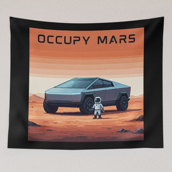 Item preview, SpaceX Starship Rocket Launch | Mars Mission Space Exploration Design designed and sold by TEEJAMBOREE.