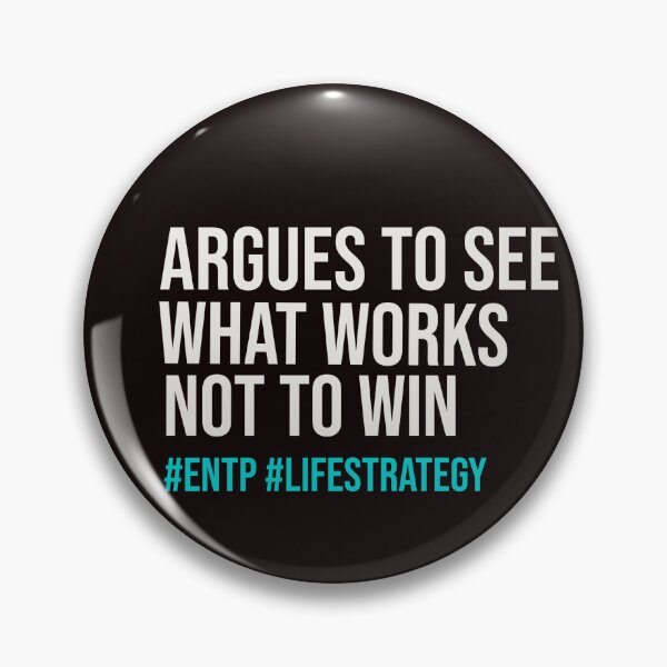 Item preview, ARGUES TO SEE WHAT WORKS NOT TO WIN | MBTI LIFE STRATEGY SERIES — ENTP PERSONALITY EDITION designed and sold by WitLounge.