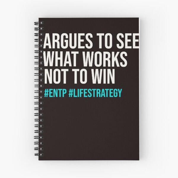Item preview, ARGUES TO SEE WHAT WORKS NOT TO WIN | MBTI LIFE STRATEGY SERIES — ENTP PERSONALITY EDITION designed and sold by WitLounge.