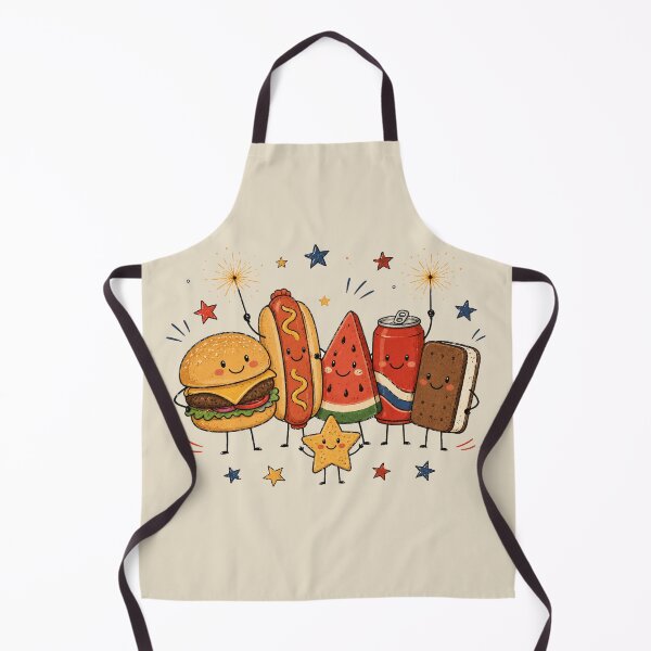 Item preview, Backyard BBQ Besties Cute Fourth of July Food designed and sold by POD DYNASTY.