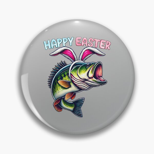 Item preview, Fisherman Bunny Ears Funny Fish Easter Holiday Eggs Fishing designed and sold by ArleneRowe.