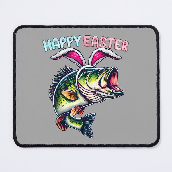 Item preview, Fisherman Bunny Ears Funny Fish Easter Holiday Eggs Fishing designed and sold by ArleneRowe.