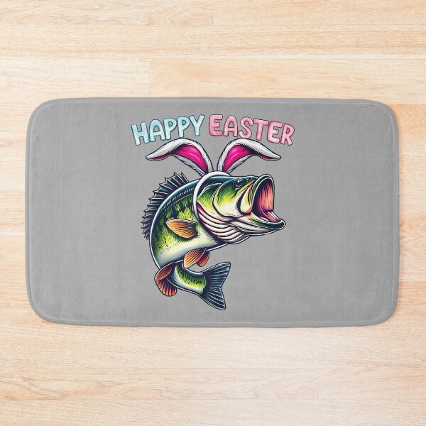 Item preview, Fisherman Bunny Ears Funny Fish Easter Holiday Eggs Fishing designed and sold by ArleneRowe.