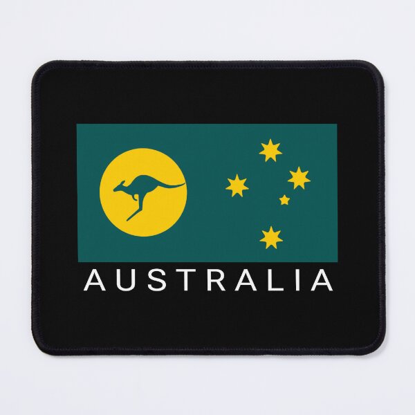 Item preview, Australia Kangaroo Sun Flag with title designed and sold by Kangaroo Sun.
