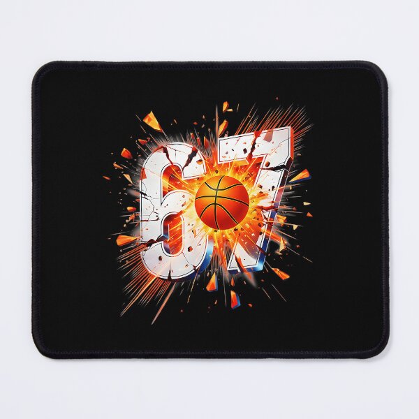 Item preview, Number 67 Basketball with Explosive Court Energy Style designed and sold by allistermariam.