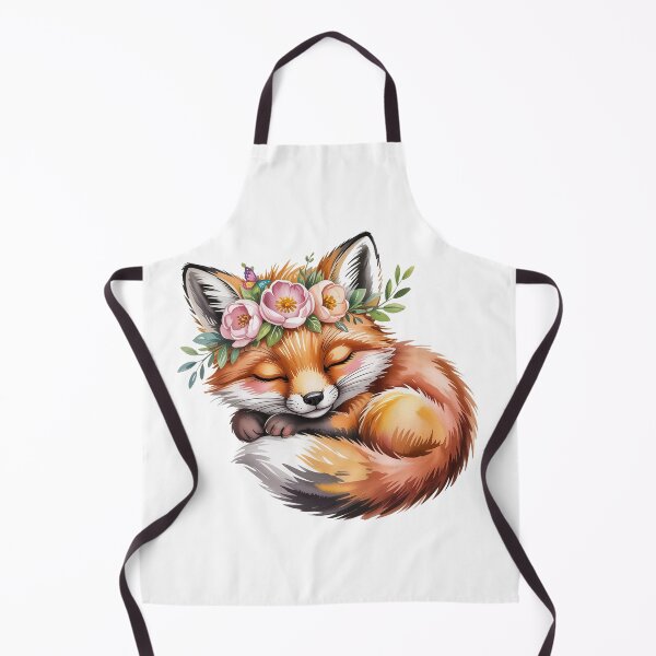 Artikelvorschau, Niedlicher Fuchs mit Blumen, Waldfuchs-Design für Kinder entworfen und verkauft von QuiteOrbit.