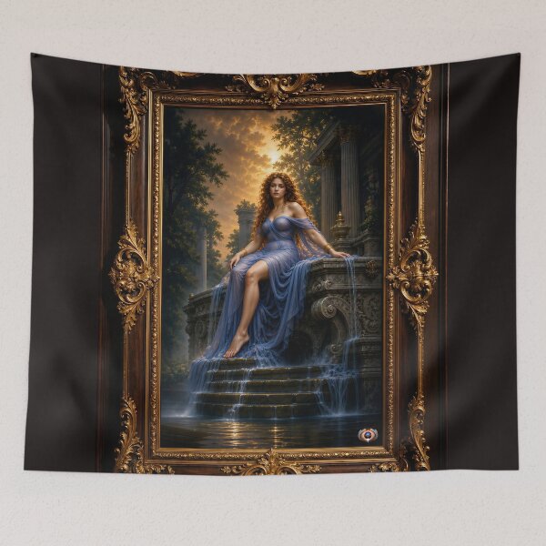 Item preview, Sublime Beauty Of Kharana Soran At The Golden Hour Ethereal AI Concept Art by Xzendor7 designed and sold by Xzendor7 Digital Art Creations.