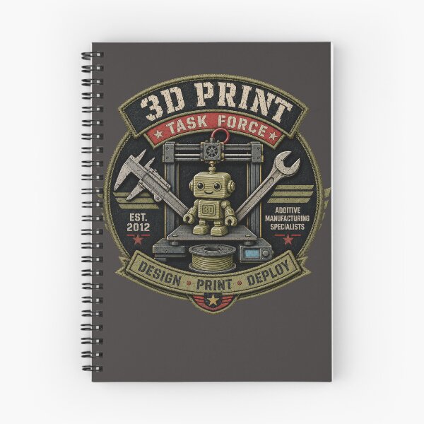 Item preview, 3D Print Task Force Robot Model Badge Graphic designed and sold by thelivingrp.