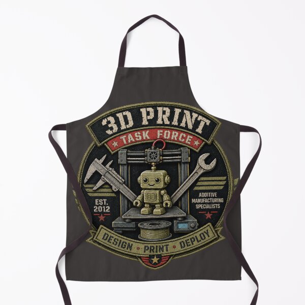 Item preview, 3D Print Task Force Robot Model Badge Graphic designed and sold by thelivingrp.