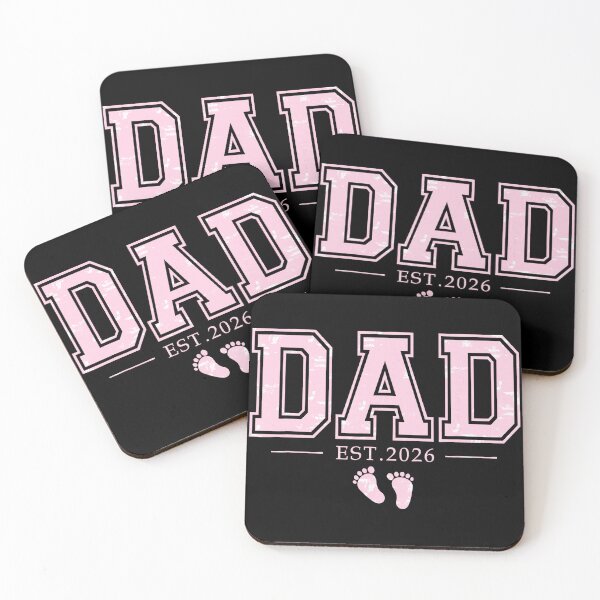 Item preview, Dad Est 2026 First Time Father Baby Feet New Dad designed and sold by zamiokaline.