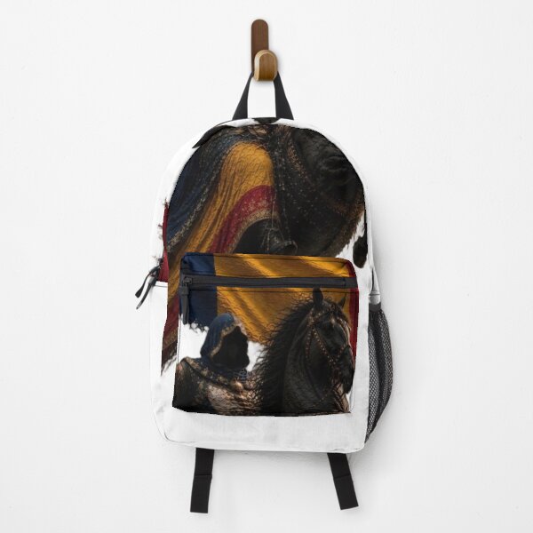 Item preview, Romanian Warrior on Horseback with Tricolor Flag designed and sold by RoyalDeluxGo.