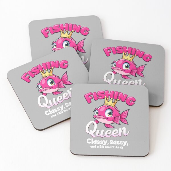 Item preview, Fishing Queen Classy Sassy and a Bit Smart Assy Fishing Joke Long Sleeve designed and sold by ArleneRowe.