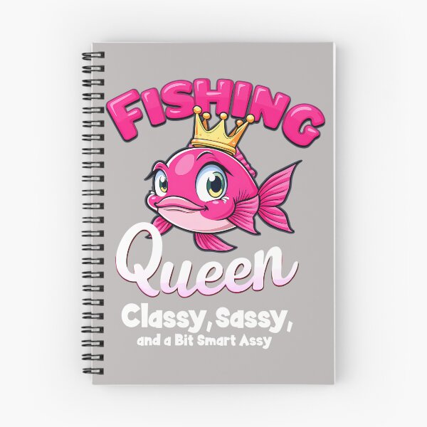 Item preview, Fishing Queen Classy Sassy and a Bit Smart Assy Fishing Joke Long Sleeve designed and sold by ArleneRowe.