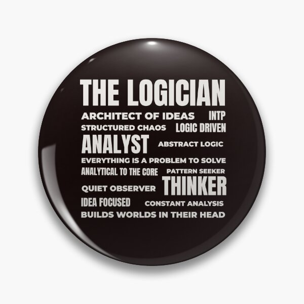 Item preview, INTP – THE LOGICIAN TRAIT COLLAGE DESIGN | MBTI COLLAGE SERIES — INTP PERSONALITY EDITIONGN  | MBTI T designed and sold by WitLounge.