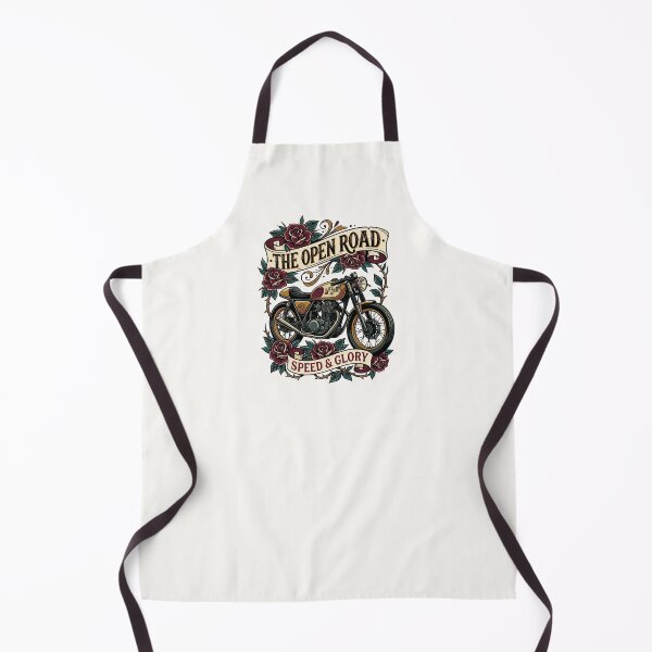 Item preview, Vintage Cafe Racer Motorcycle Neo Traditional Tattoo Flash designed and sold by RetroRewind Studio.