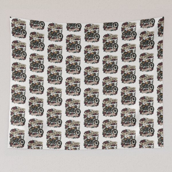 Item preview, Vintage Cafe Racer Motorcycle Neo Traditional Tattoo Flash designed and sold by RetroRewind Studio.