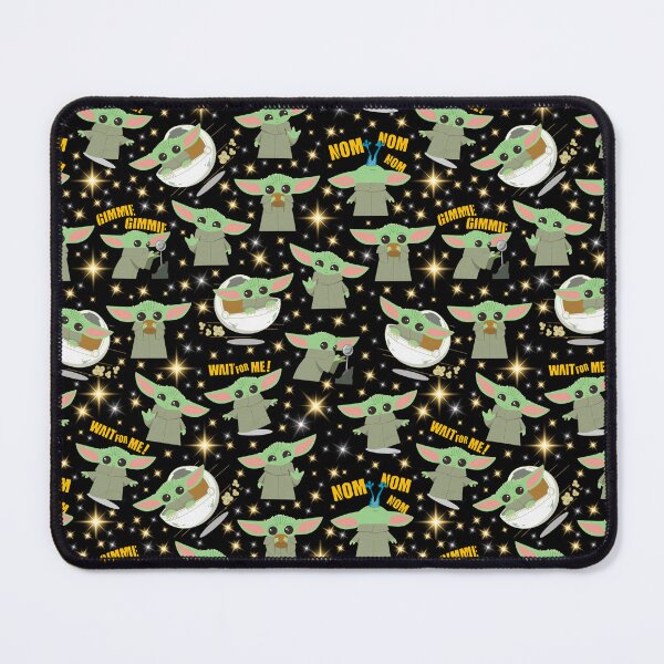 Item preview, Grogu Baby Yoda Seamless Pattern Galactic Stars Mandalorian Star Wars Fan Art designed and sold by Playful Patternz.