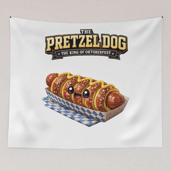 Item preview, Hotdog Heroes Pretzel Dog Transparent designed and sold by 1mooreroy.