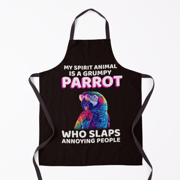 Item preview, MY SPIRIT ANIMAL IS A GRUMPY PARROT | SASSY CRITTERS SERIES — WATCH YOURSELF EDITION designed and sold by WitLounge.