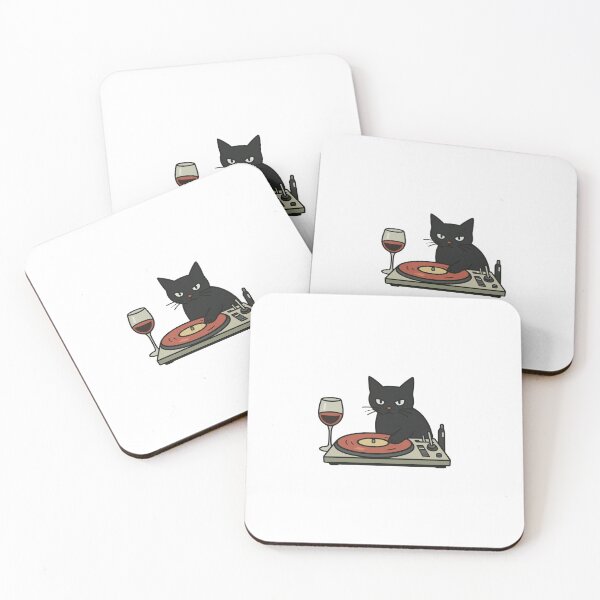 Item preview, chill black cat designed and sold by starlightshop7.